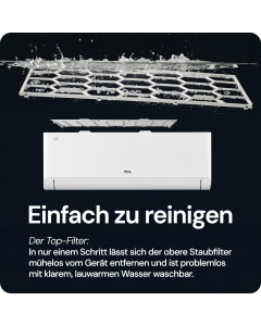 [BUNDLE] TCL BreezeIN P5 9000 BTU 2,6 kW Split Klimaanlage WLAN R32